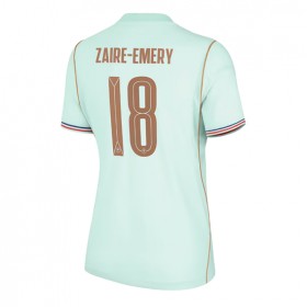 Frankrike Warren Zaire-Emery #18 Borta Kläder Dam VM 2026 Kortärmad